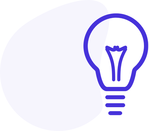 Bulb icon with Background